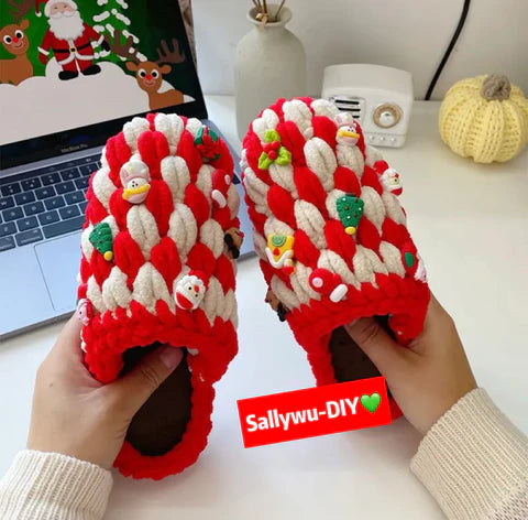 Christmas Style DIY Handmade Shoes-Gift/Self Wear-Sally DIY