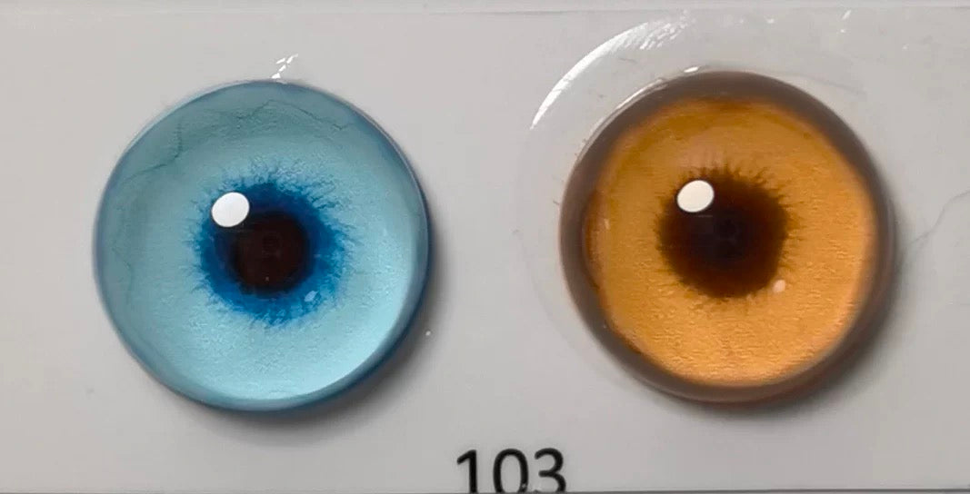 Dog simulation eyes, animal simulation eyes, glass hemisphere DIY