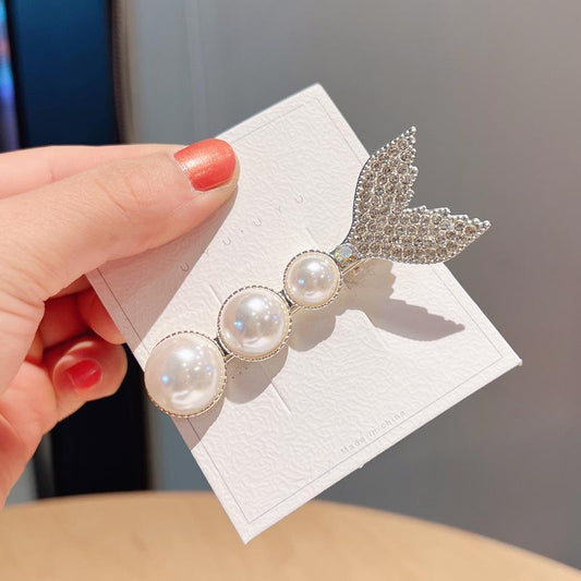 shiny diamond hair clip