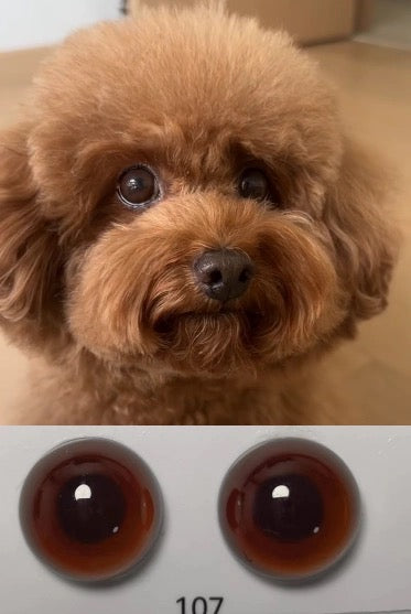 Dog simulation eyes, animal simulation eyes, glass hemisphere DIY