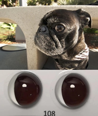 Dog simulation eyes, animal simulation eyes, glass hemisphere DIY