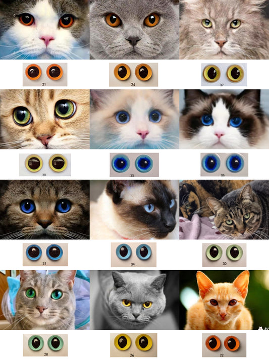 Cat simulation eyes, animal simulation eyes, glass hemisphere DIY