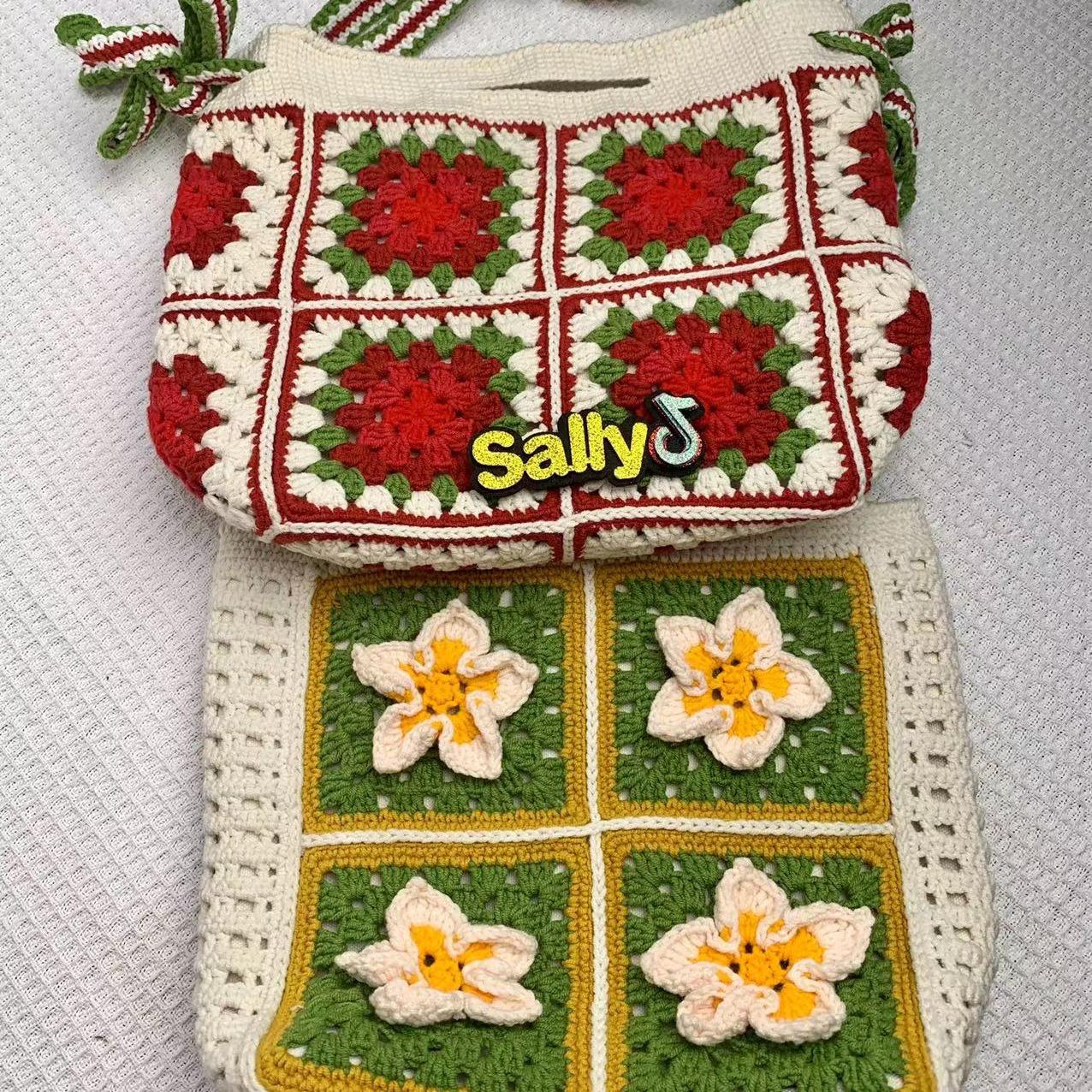 DIY/Handmade/Crochet bag/Toy/Flowers Finished Prroducts