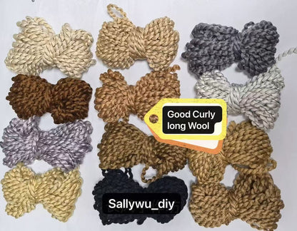 Curly Long Wool for Dog Hair Style